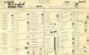 WPA household census for 426 N BERNAL, Los Angeles