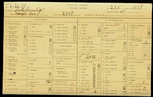 WPA household census for 2308 S NAOMI AVE, Los Angeles