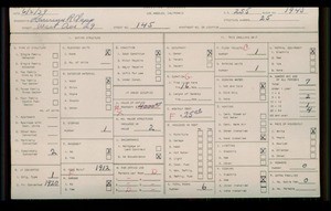 WPA household census for 145 W AVENUE 29, Los Angeles