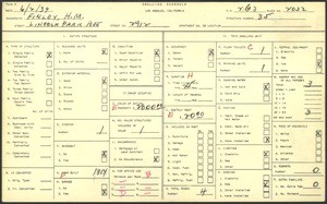 WPA household census for 2912 LINCOLN PARK AVE, Los Angeles