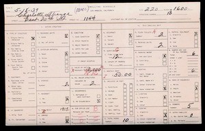 WPA household census for 1144 E 20TH ST, Los Angeles