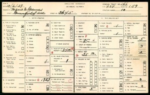 WPA household census for 3645 GREENGFIELD AVE, Los Angeles County