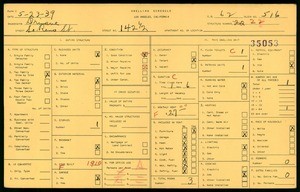 WPA household census for 142 1/2 S RENO ST, Los Angeles