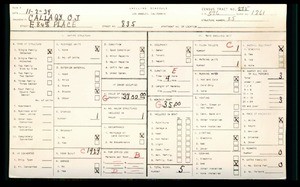 WPA household census for 835 E 84TH PLACE, Los Angeles County