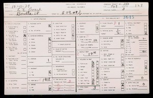 WPA household census for 509 W BONITA ST, Los Angeles County