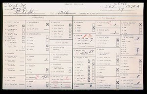 WPA household census for 1216 W 81 ST, Los Angeles County