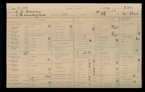 WPA household census for 111 S BEAUDRY AVE, Los Angeles