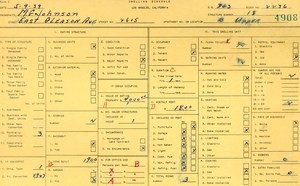 WPA household census for 2615 GLEASON, Los Angeles