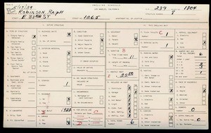 WPA household census for 1265 E 33RD STREET, Los Angeles