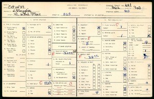 WPA household census for 325 WEST 63RD PLACE, Los Angeles County