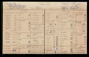WPA household census for 851 W 48TH, Los Angeles County
