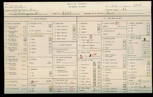 WPA household census for 2130 S LOS ANGELES, Los Angeles