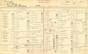 WPA household census for 1439 CORONADO TERRACE, Los Angeles