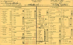 WPA household census for 124 3/4 WEST 52ND STREET, Los Angeles County