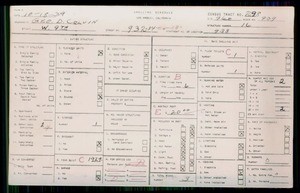 WPA household census for 932 W 9TH., Los Angeles County