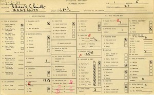 WPA household census for 1234 MANZANITA, Los Angeles