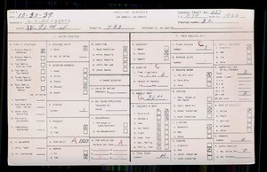 WPA household census for 533 W 92ND ST, Los Angeles County