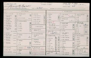 WPA household census for 2808 S CAROLINE AVENUE, Los Angeles County
