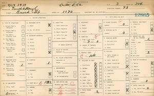 WPA household census for 1170 S RECORD AVE, Los Angeles County