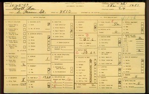 WPA household census for 9510 S MAIN STREET, Los Angeles County