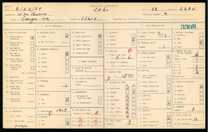 WPA household census for 13610 LARGO AVE, Los Angeles County