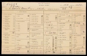 WPA household census for 1414 S BONNIE BRAE, Los Angeles