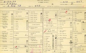 WPA household census for 475 E AVENUE 28, Los Angeles