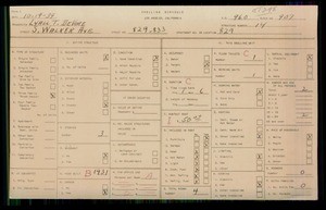 WPA household census for 829 S WALKER, Los Angeles County