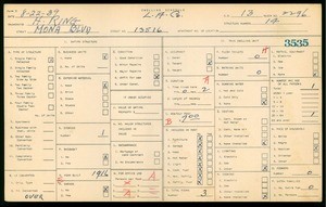 WPA household census for 13516 MONA BLVD, Los Angeles County