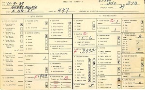 WPA household census for 447 E 46TH, Los Angeles