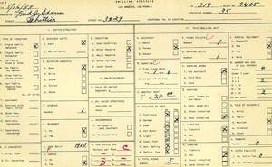 WPA household census for 3429 WHITTIER, Los Angeles