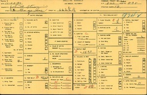WPA household census for 662 1/2 WEST GAGE AVE, Los Angeles County