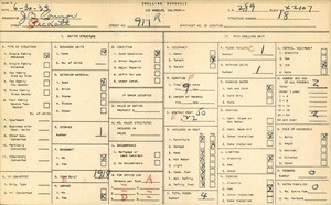 WPA household census for 917 N FICKETT ST, Los Angeles