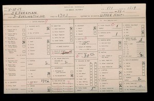 WPA household census for 1703 S BURLINGTON, Los Angeles