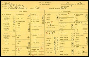 WPA household census for 847 LAVETA TERRACE, Los Angeles