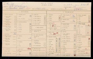 WPA household census for 255 BUNKER HILL, Los Angeles
