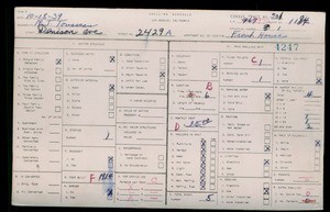 WPA household census for 2429 S DENISON AVENUE, Los Angeles County