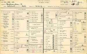 WPA household census for 4217 ASCOT, Los Angeles