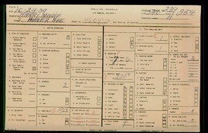 WPA household census for 4609 S HOOVER, Los Angeles County