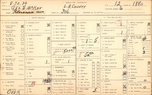 WPA household census for 306 Florence Avenue, Los Angeles County