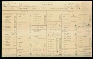 WPA household census for 124 S FLOWER, Los Angeles