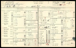 WPA household census for 608 4/5 W 81ST ST, Los Angeles County