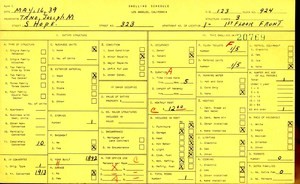 WPA household census for 323 S HOPE, Los Angeles