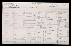 WPA household census for 1346 ALLESANDRO STREET, Los Angeles