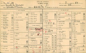 WPA household census for 2210 1/2 GLOVER PLACE, Los Angeles