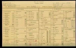 WPA household census for 240 E 23RD, Los Angeles