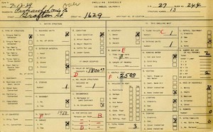 WPA household census for 1629 GRAFTON, Los Angeles