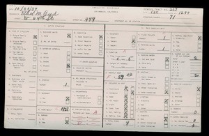 WPA household census for 449 W 84TH ST, Los Angeles County