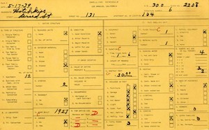 WPA household census for 131 N BREED ST, Los Angeles