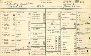 WPA household census for 882 E 43RD, Los Angeles